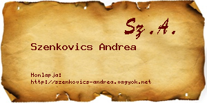 Szenkovics Andrea névjegykártya